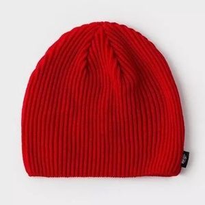 Stussy Classic Ribbed Beanie Red Supreme
